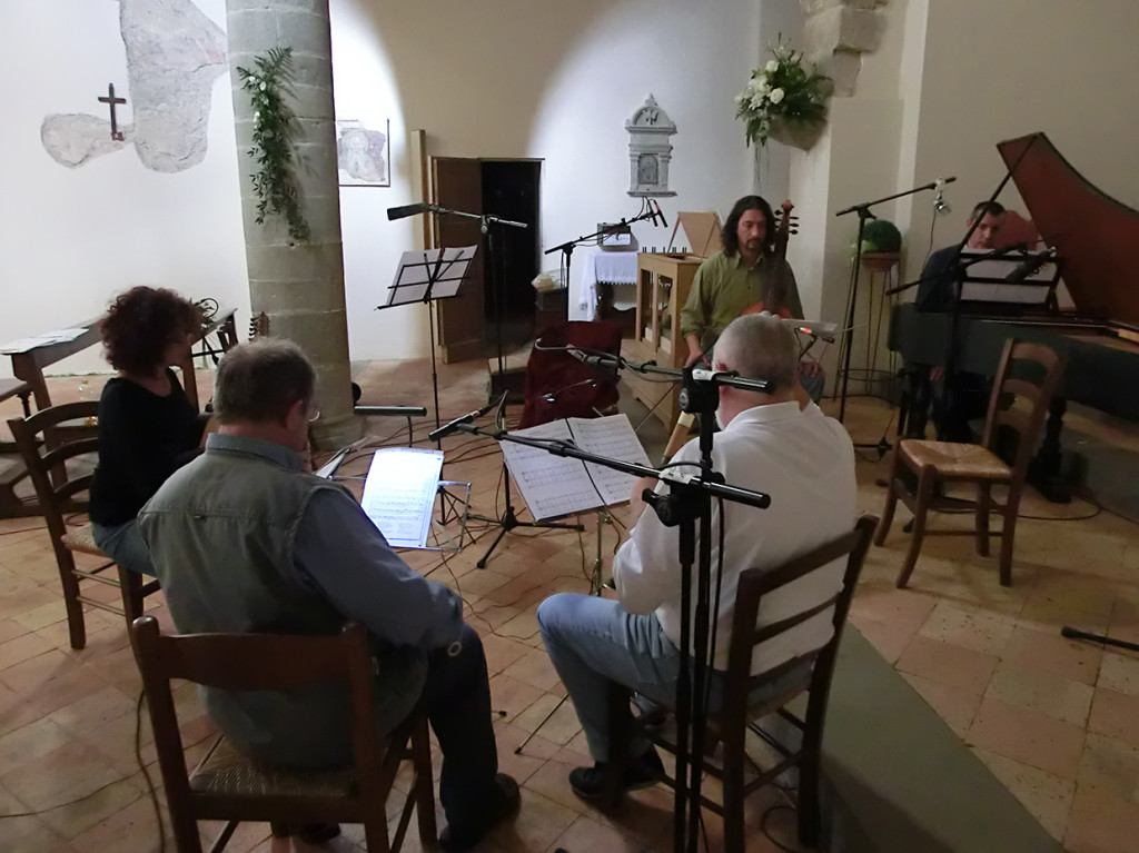 settembre 2013 Anghiari | Pieve di Sovara | Durante la registrazione